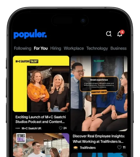 Populer Platform - Work stories community.
